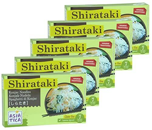 5er Pack - Shirataki Nudeln Spaghetti - Asiatica - (5 x 300g / ATG 200g) - 1