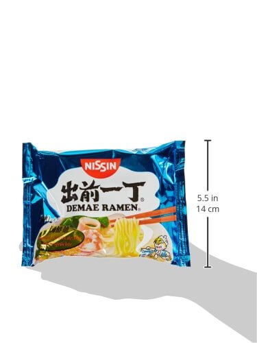 Nissin Demae Ramen Seafood, 5er Pack (5 x 100 g Beutel) - 5