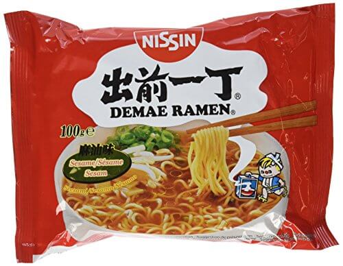 Nissin Demae Ramen Sesam, 5er Pack (5 x 100 g Beutel) - 1