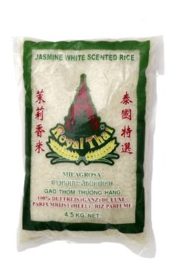 [ 4,5kg ] ROYAL THAI Langkorn Duftreis (ganz) DE LUXE / Jasmin White Scented Rice - 1