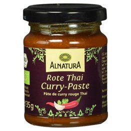 Alnatura Bio Rote Thai-Curry-Paste, 6er Pack (6 x 135 g) - 1