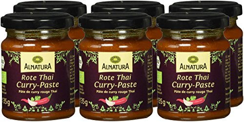 Alnatura Bio Rote Thai-Curry-Paste, 6er Pack (6 x 135 g) - 2