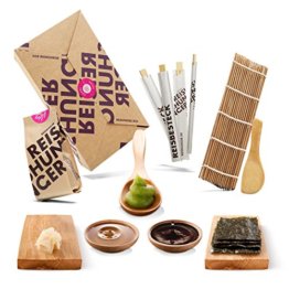 Reishunger Sushi Box (8-teilig, für bis zu 4 Personen) Komplett-Set mit Original Japanischen Zutaten – perfekt auch als Geschenk - 1