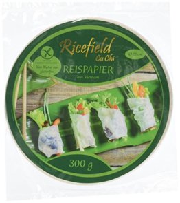 Ricefield Reispapier, rund, 22 cm, 300 g Packung - 1