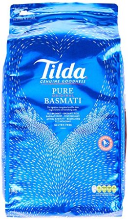 Tilda Pure Original Basmati Rice, 1er Pack (1x10kg) - 1
